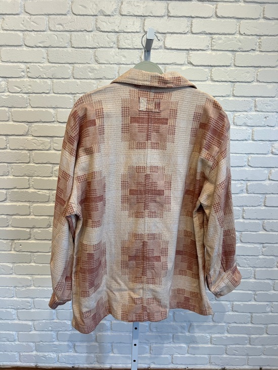 We The Free Pink Plaid Button-Front Jacket - Picture 6 of 8